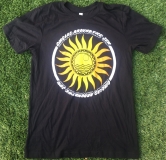 Circles Black Beach Sun Shirt
