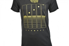 Let It Wander Moonphase On Black Unisex Tees