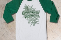 Green Leaf Rustlers Weed Logo Raglan