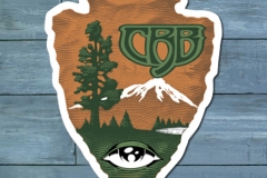 CRB Arrowhead Camp Sticker CRB Arrowhead Camp Sticker
