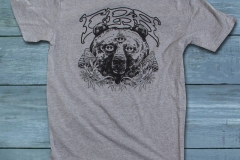 CRB Trip Taker Bear Tee Grey CRB Trip Taker Bear Tee Grey